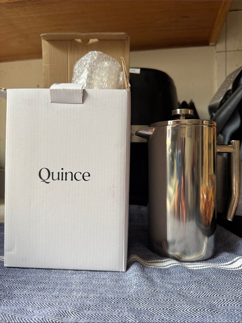 SOLD OUT Quince Stainless Steel French Press, 32oz